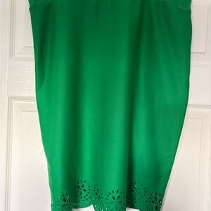 Sunny Leigh Vibrant Green Pencil Skirt